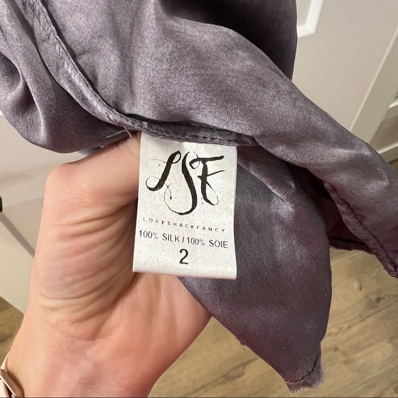 LoveShack Fancy Tie Dye Silk Racerback Tank - Picture 6 of 6